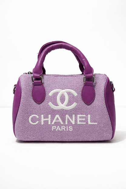 Luxury CNL Tweed Mini Handbag