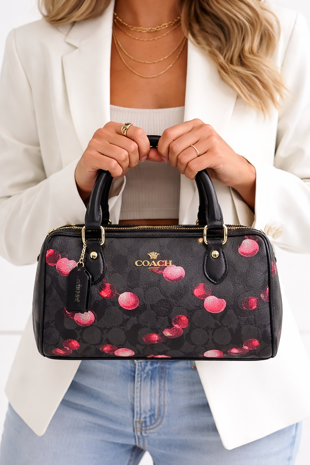 Luxury Cherry Mini Handbag