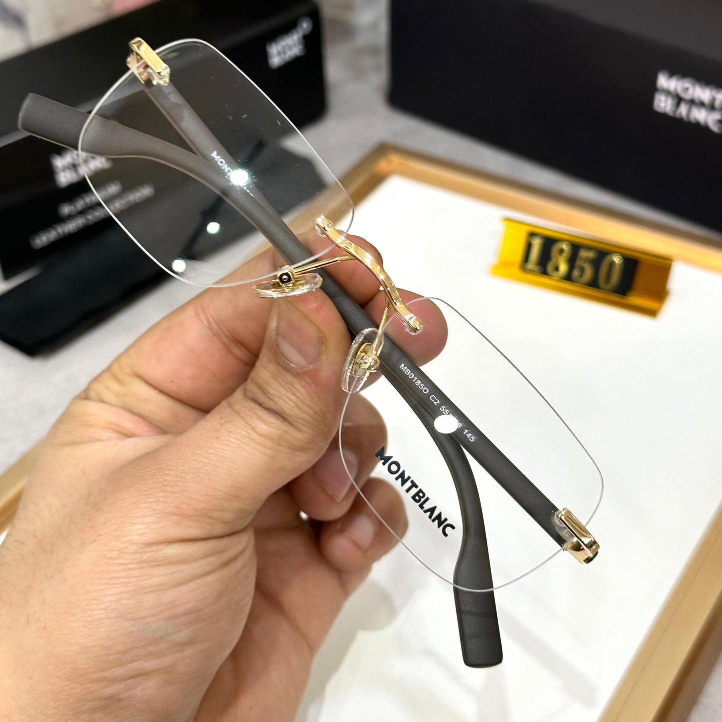 Mb premium rimless sunglasses - AmazingBaba