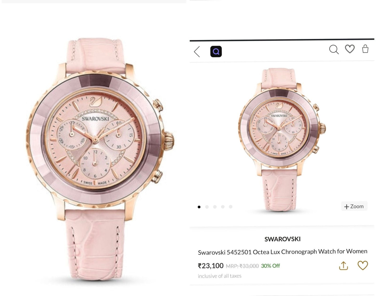 Amazing srwski ceramic Bazel ladies watch