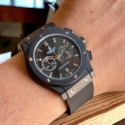 Classic fusion quartz chronograph watch - AmazingBaba