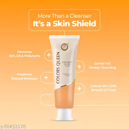 Colors Queen Fair Skin Anti Dust Facial Cleansing Ice Crystal Face Cleanser (50g)