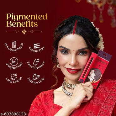 Hilary Rhoda Saubhagya Liquid Sindoor | Quick Drying &amp; Long Lasting | Matte Finish &amp; WaterProof
